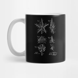 Christmas Tree Star Vintage Patent Drawing Mug